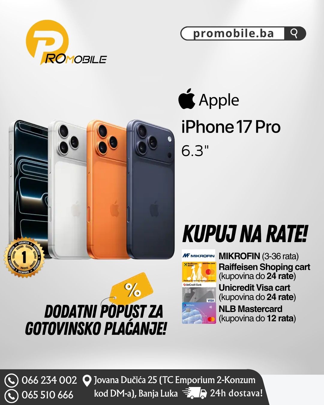Apple iPhone 17 Pro 256GB