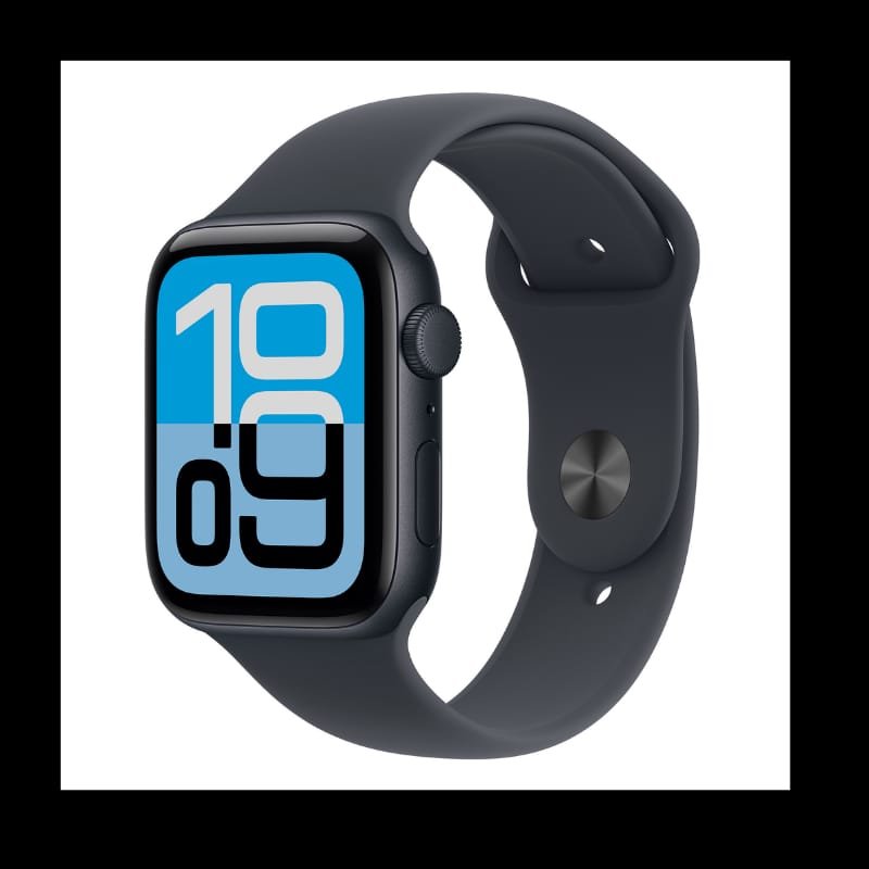 Apple Watch SE 3 GPS 44mm Midnight Aluminium Case + Midnight SB MEHQ4 S/M