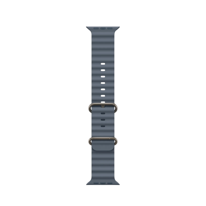Apple Watch Ultra 3 49mm Natural Titanium Case+Anchor Ocean Band MEWH4 - Image 3